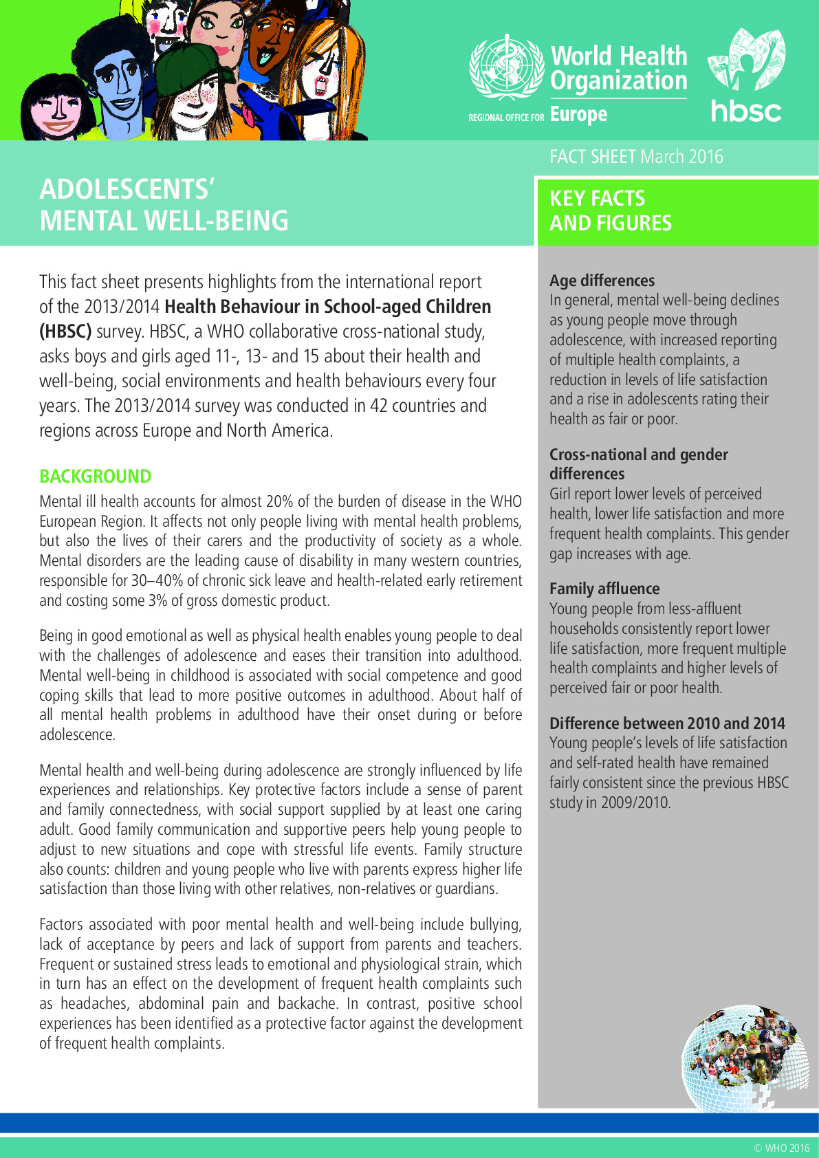 HBSC Factsheet Well-being
