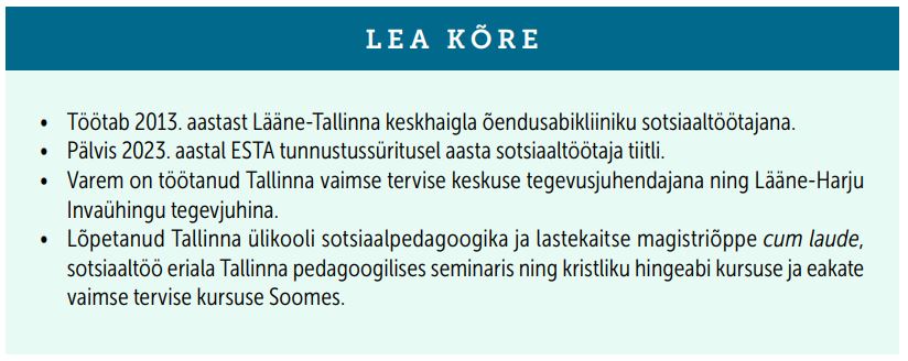 Lea Kõre CV