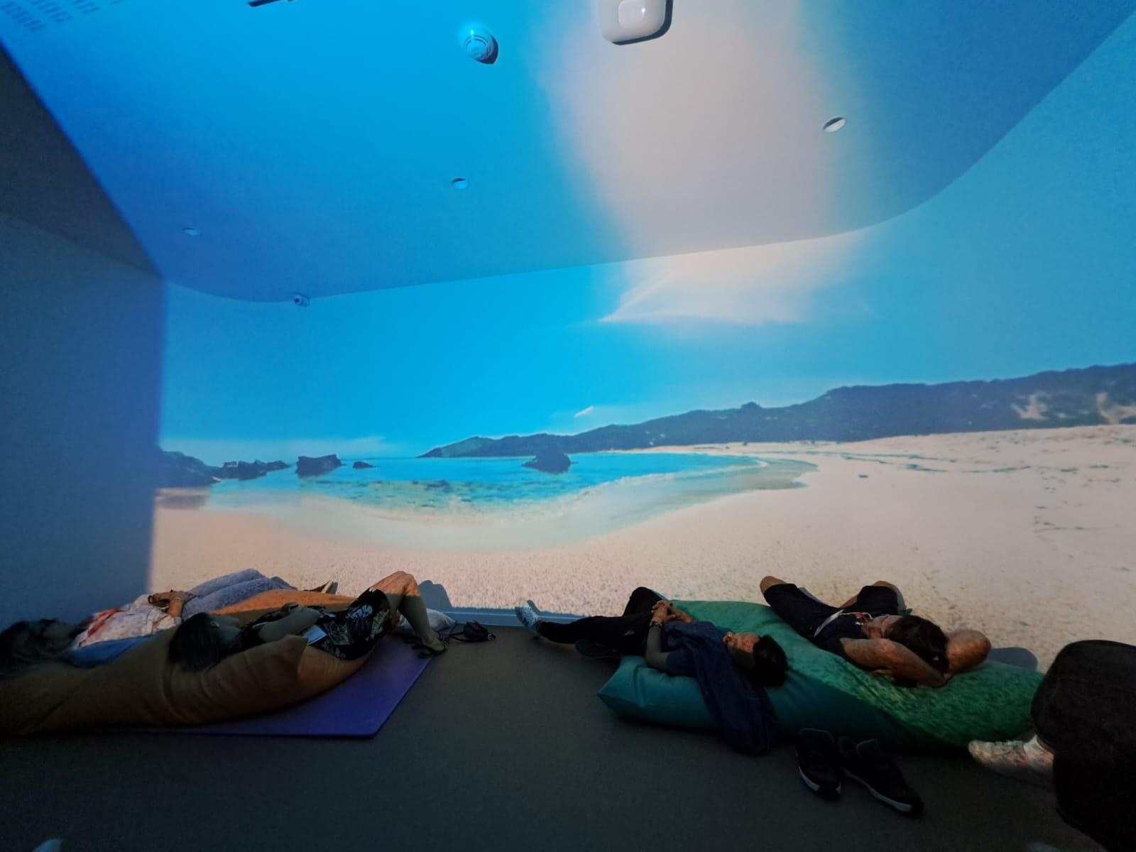 Virtuaalreaalsuse tuba intellektipuudega inimeste üksuses. 