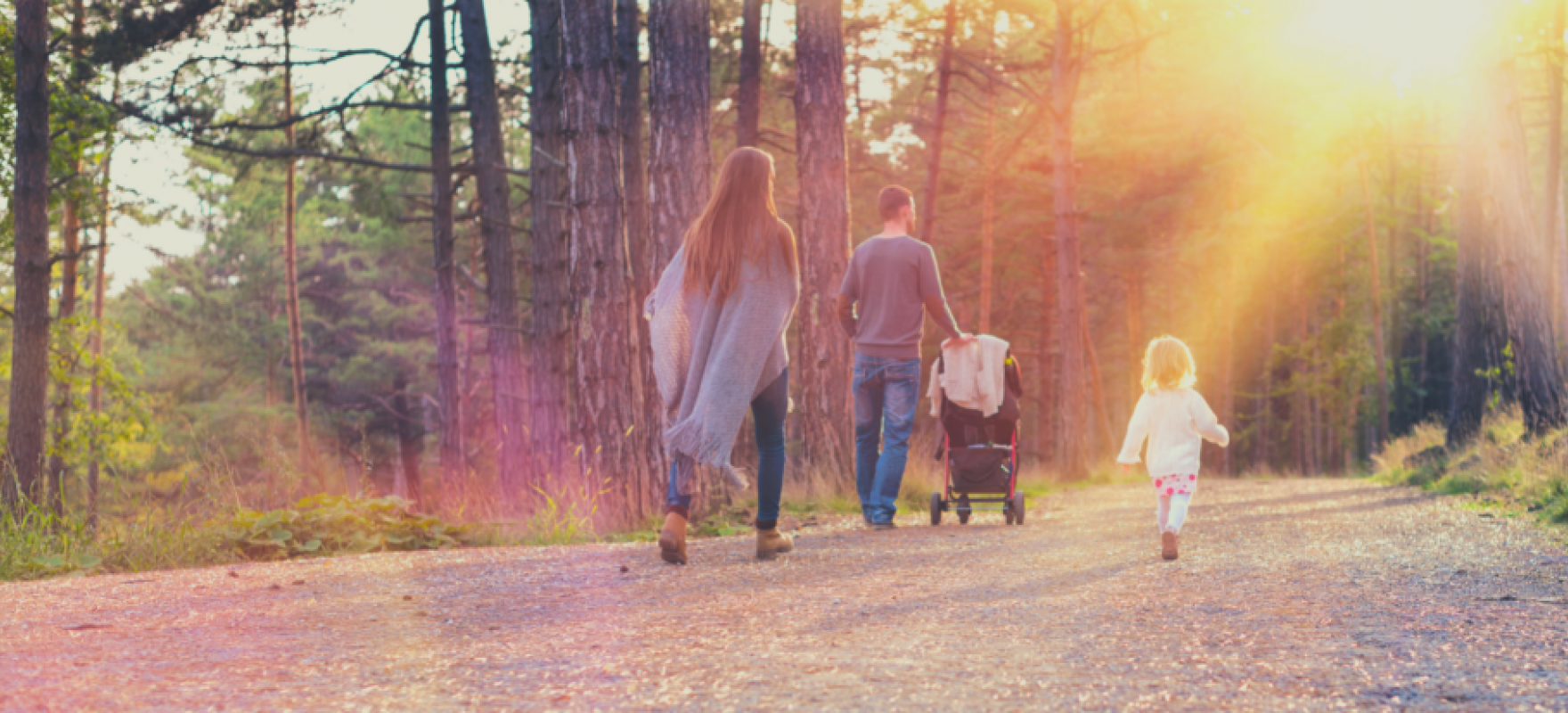 Perekond jalutamas metsateel