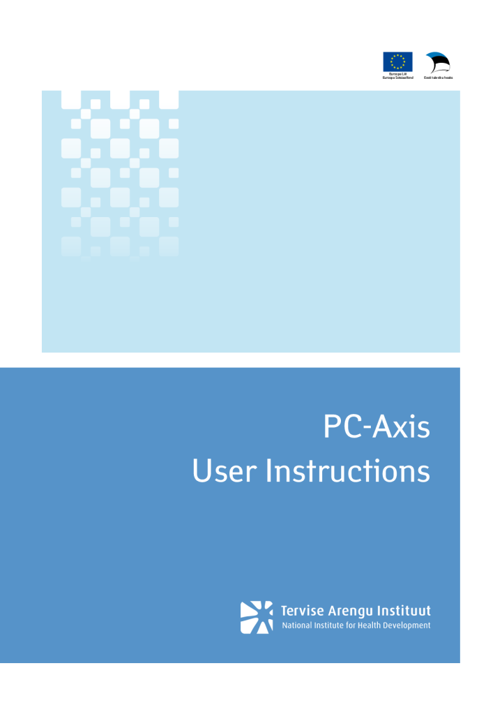 PC-Axis User Instructions