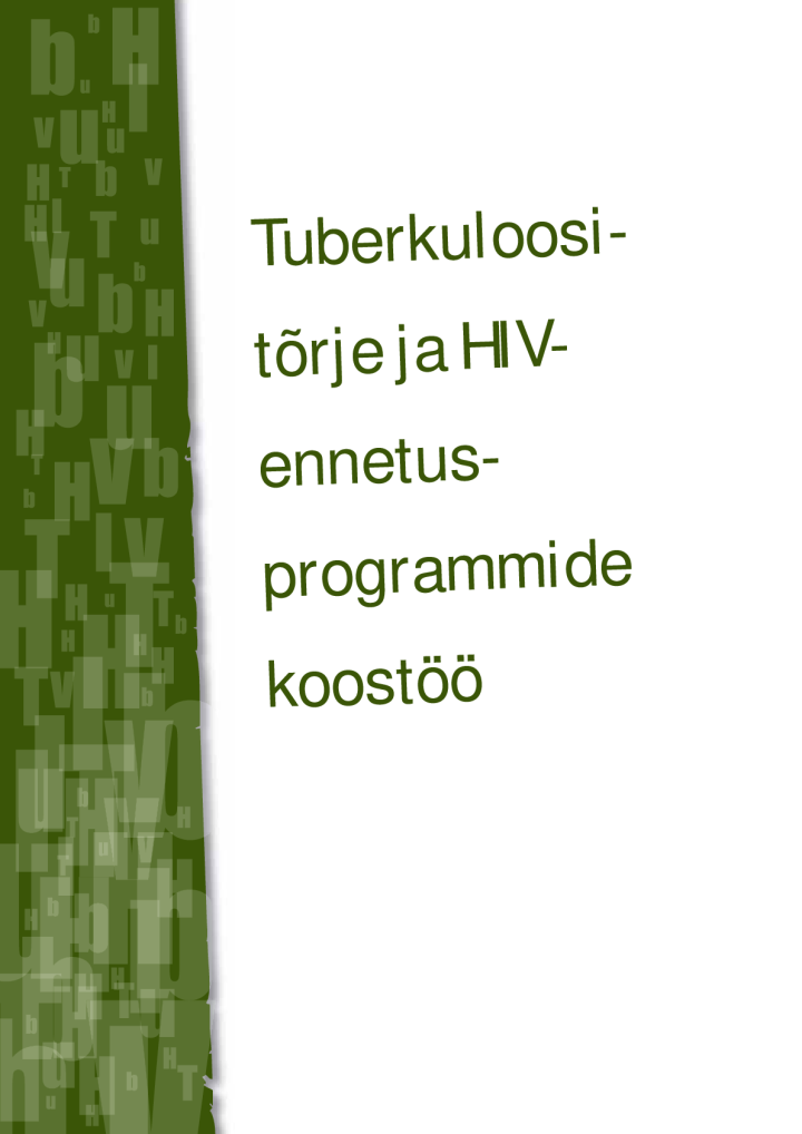 Tuberkuloositõrje ja HIV-ennetusprogrammide koostöö