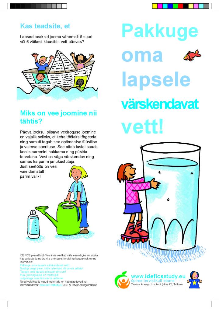 Pakkuge oma lapsele värskendavat vett!