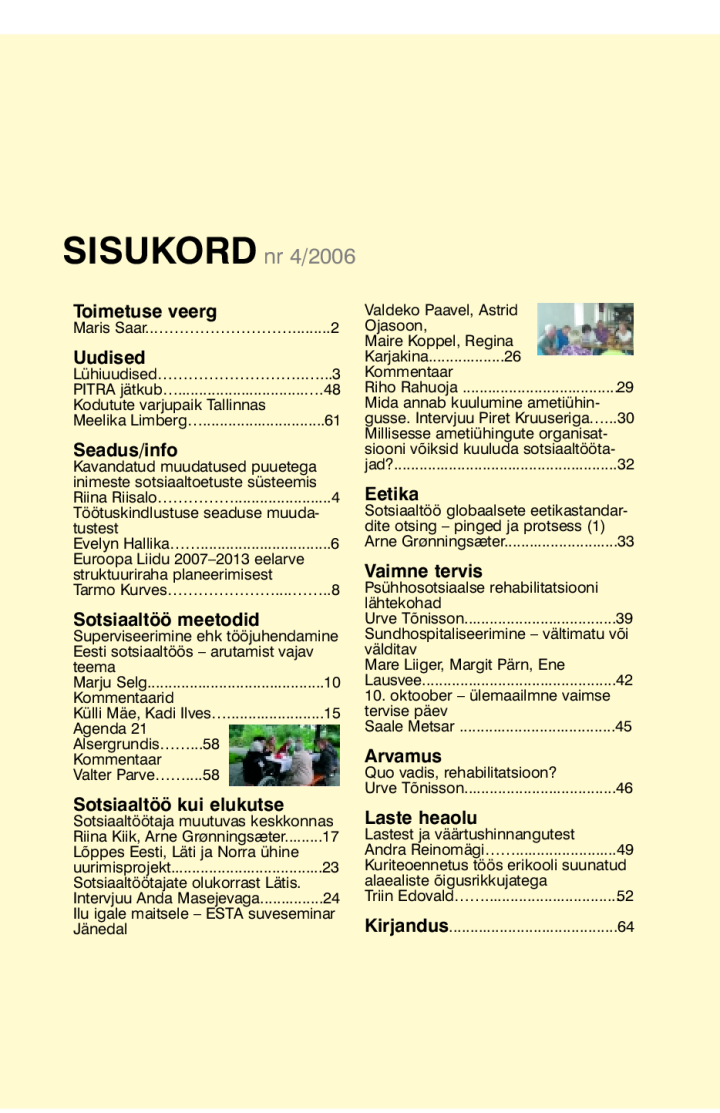 Sotsiaaltöö 4/2006