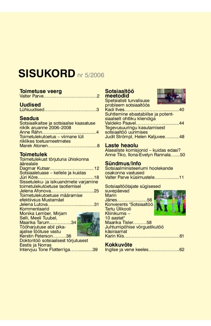 Sotsiaaltöö 5/2006