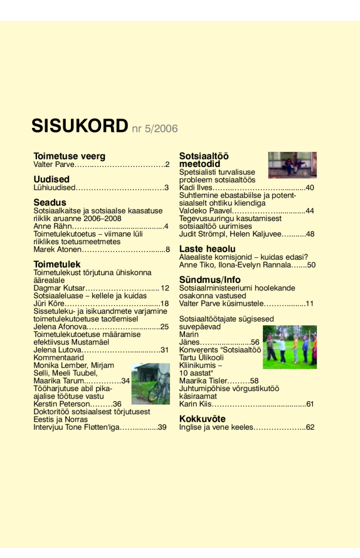 Sotsiaaltöö 5/2006