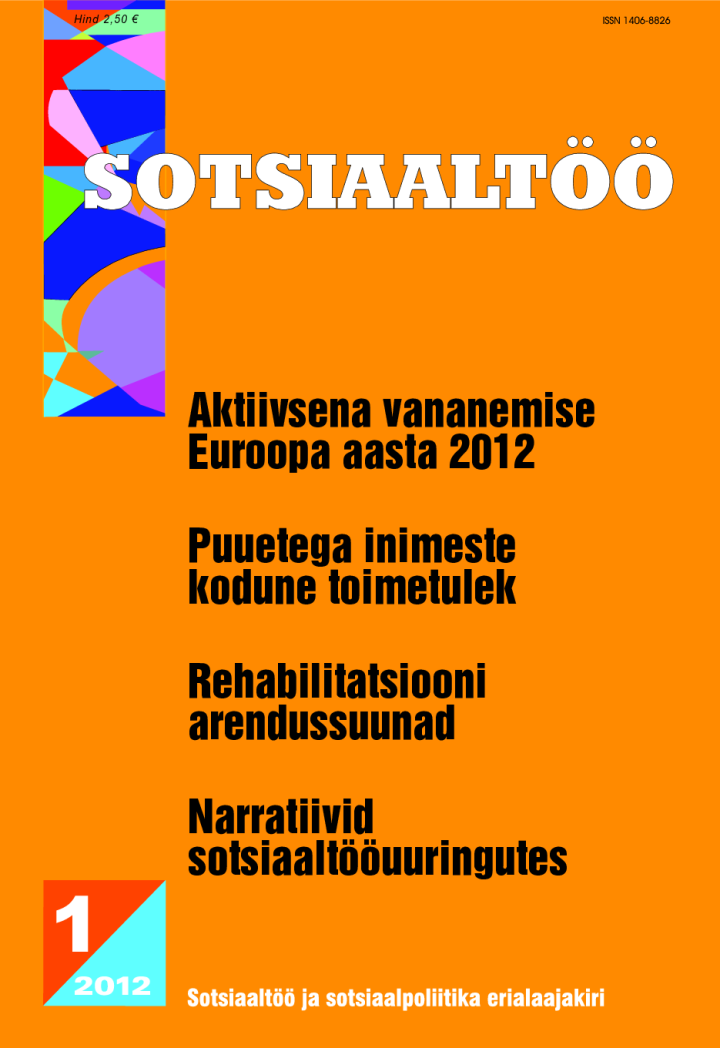 Sotsiaaltöö 1/2012