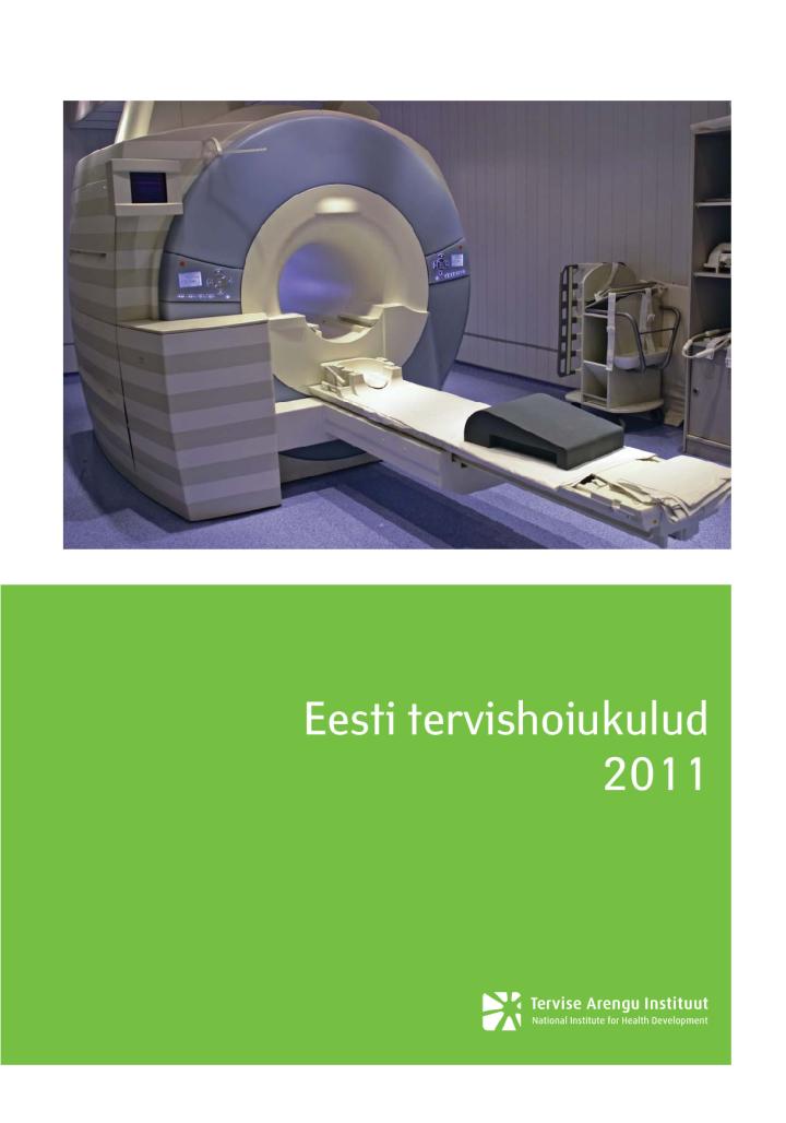 Eesti tervishoiukulud 2011