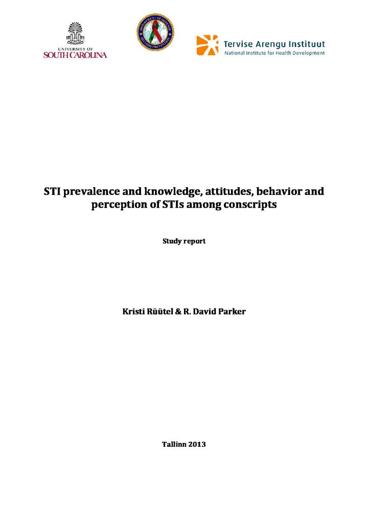 STI prevalence and knowledge, attitudes, behavior and perception of STIs among conscripts