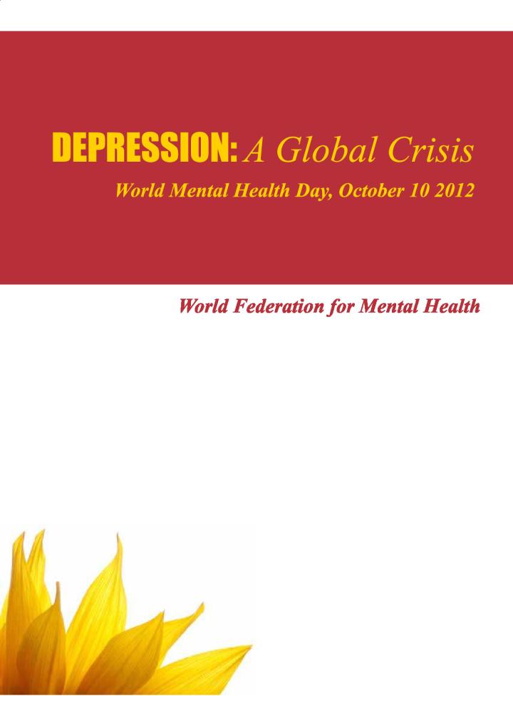 Depression: A Global Crisis