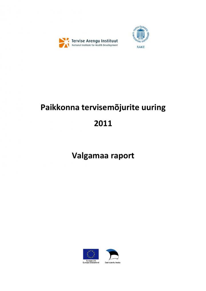138670124056_Paikkonna_tervisem6jurite_uuring_2011_Valgamaa_raport