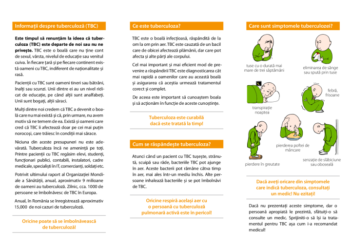 Orice persoană se poate îmbolnăvi de tuberculoză