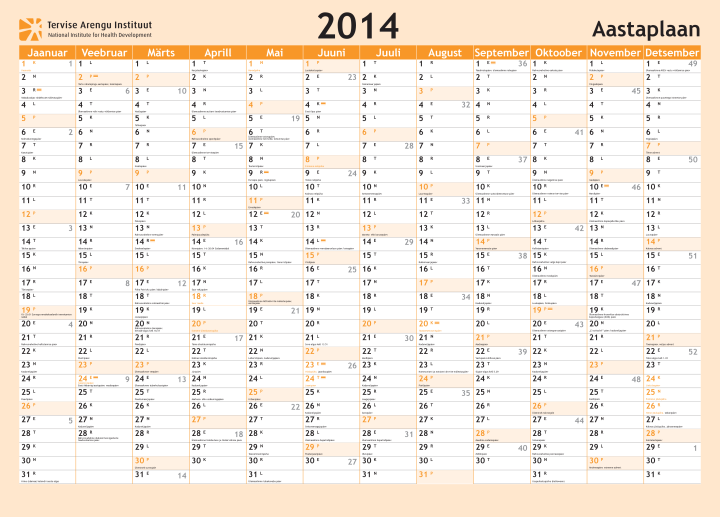 Aastaplaan 2014