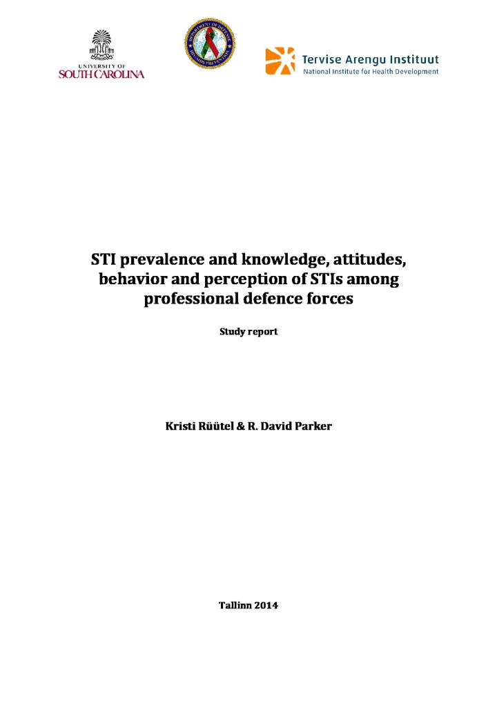 STI prevalence and knowledge, attitudes, behavior and perception of STIs among professional defence forces