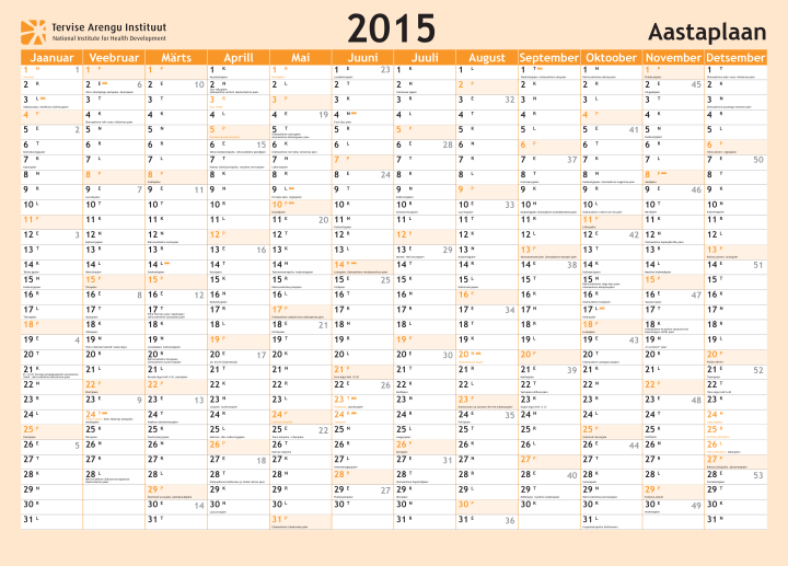 Aastaplaan 2015