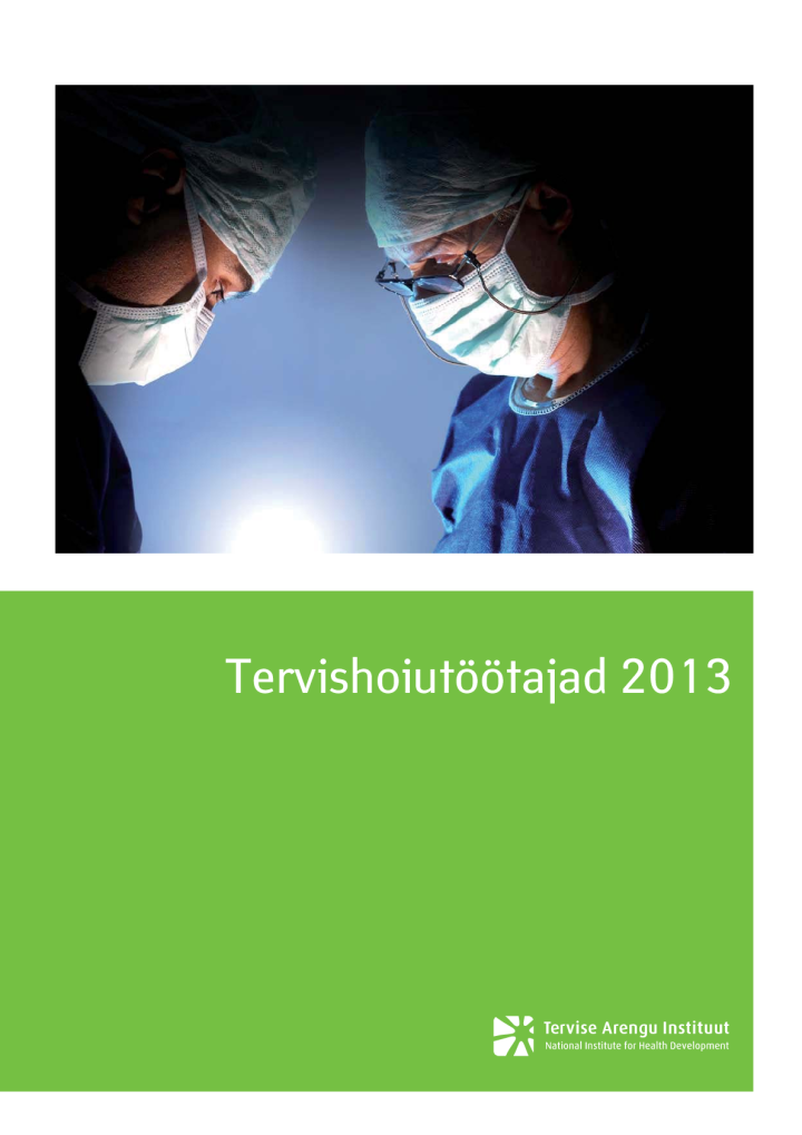 Tervishoiutöötajad 2013