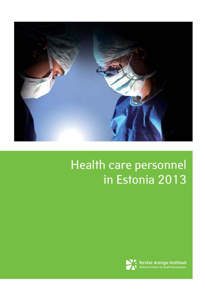 Health care personnel in Estonia 2013