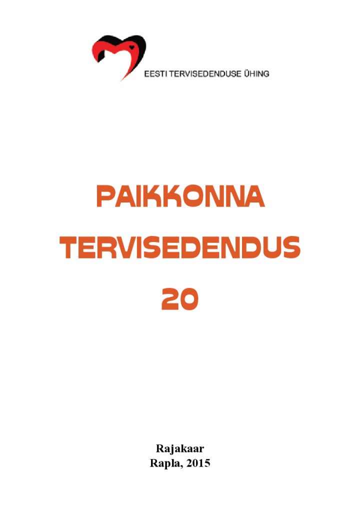 Paikkonna tervisedendus 20