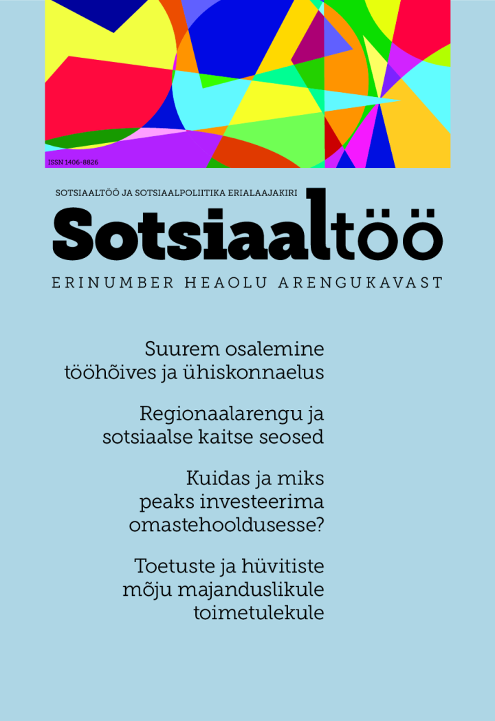 Sotsiaaltöö erinumber heaolu arengukavast