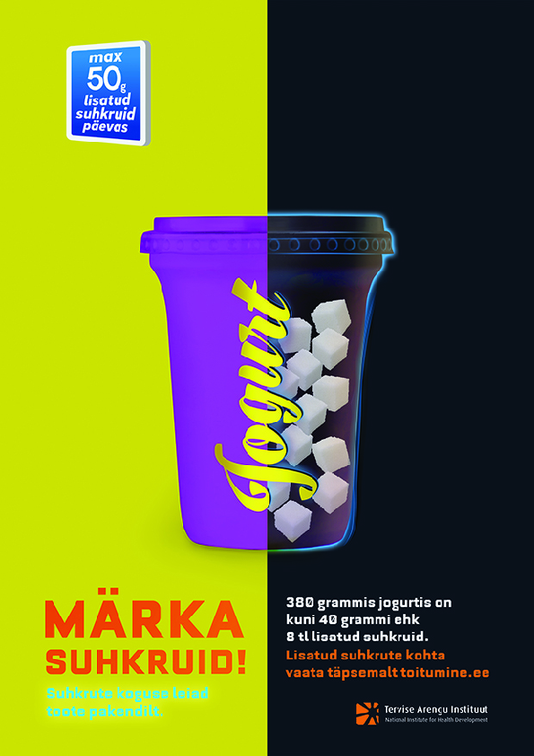 Märka suhkruid! Jogurt