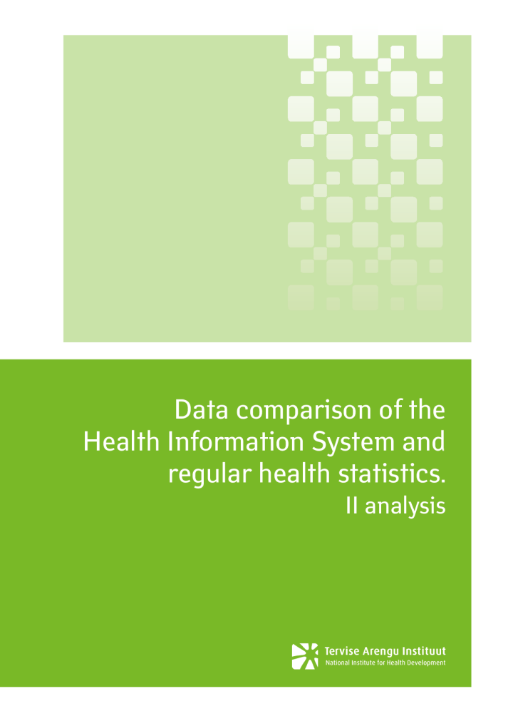 Data comparison of the Health Information System and regular health statistics. II analysis