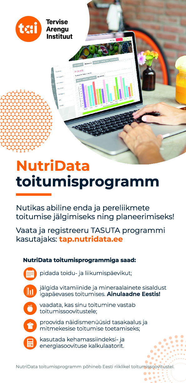 Nutridata toitumisprogramm