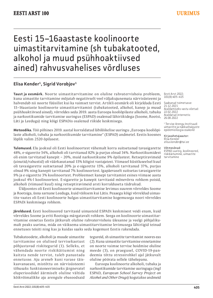 Eesti 15–16aastaste_koolinoorte_uimastitarvitamine_sh_tubakatooted_alkohol_ja_muud_psuhhoaktiivsed_ained_rahvusvahelises_vordluses.pdf