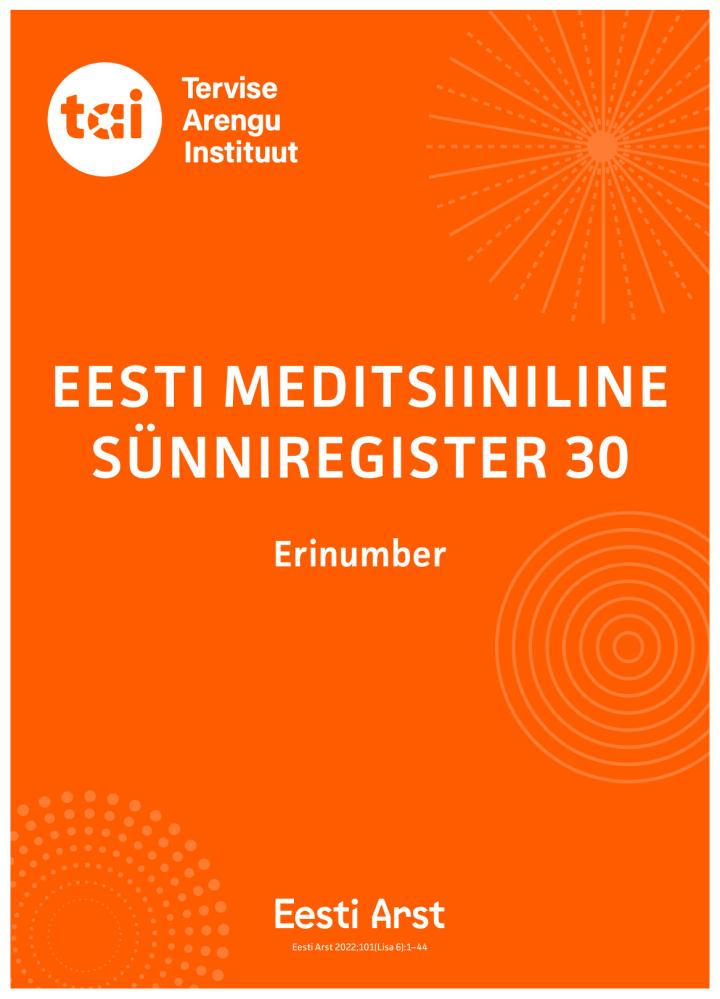 Meditsiiniline_synniregister_EestiArst_erinumber_2022