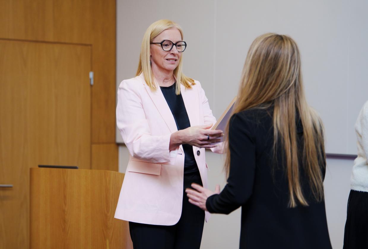 Annika Veimer tunnustamas