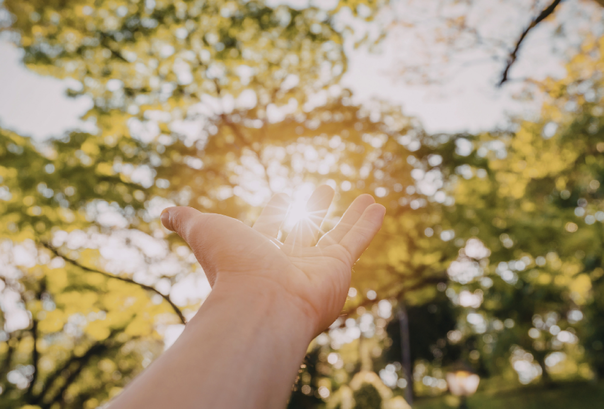 käsi, päike